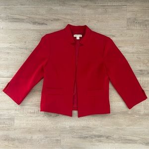 Coldwater Creek Red petite Jacket Size 16